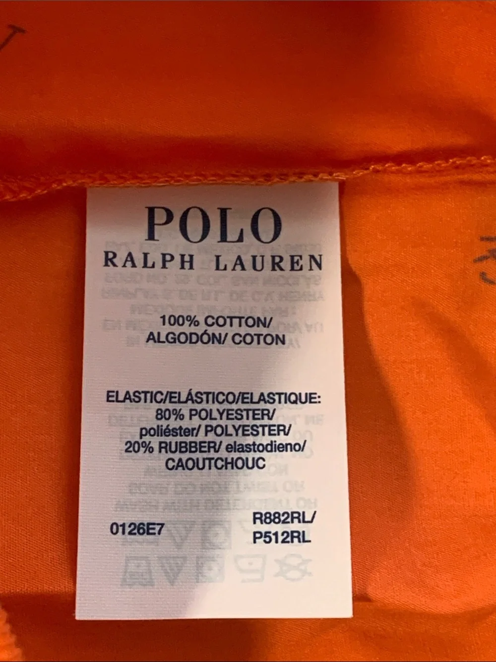 Polo Ralph Lauren Men’s Boxer Underwear Sz XL Polo Horse Shorts Orange NWT